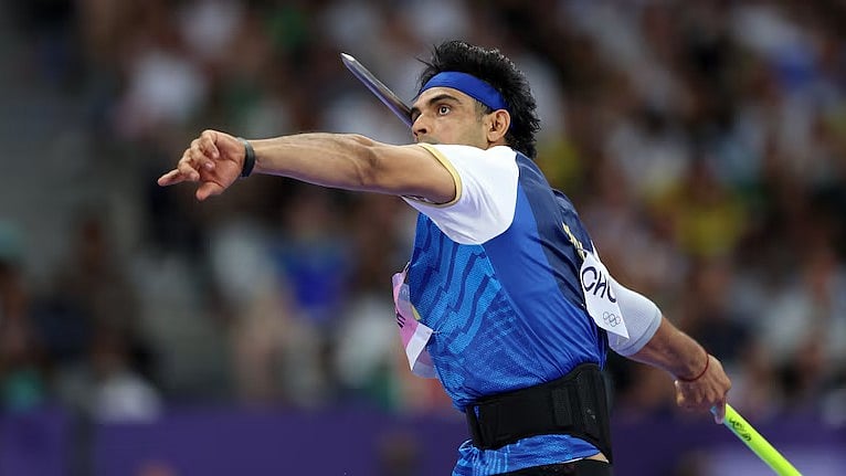 Neeraj Chopra in action