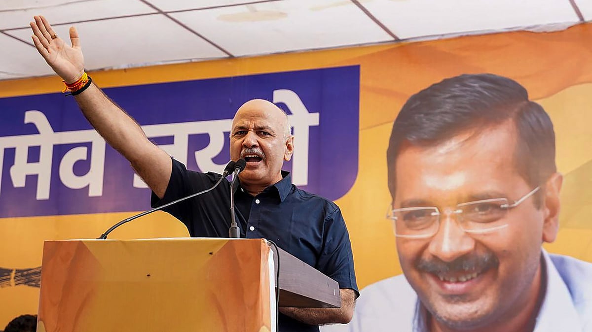 AAP leader Manish Sisodia addresses party workers a day after his release from Tihar jail