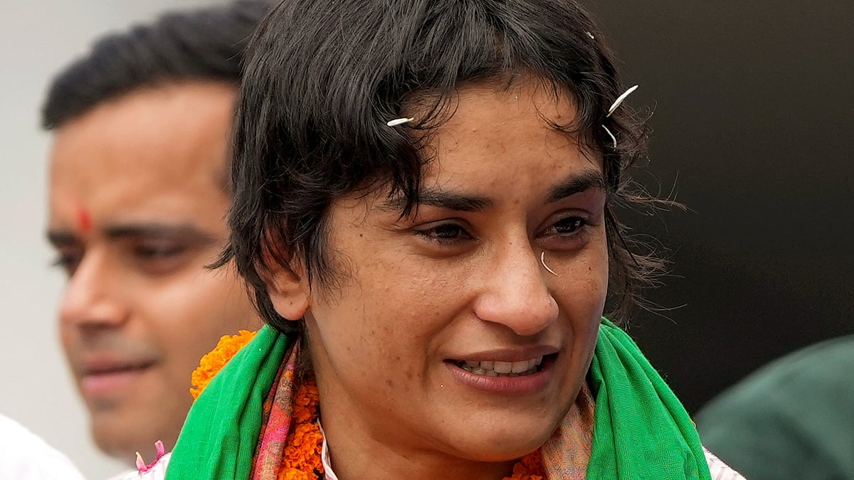 BJP cries ‘politics’ as Haryana welcomes Vinesh Phogat back