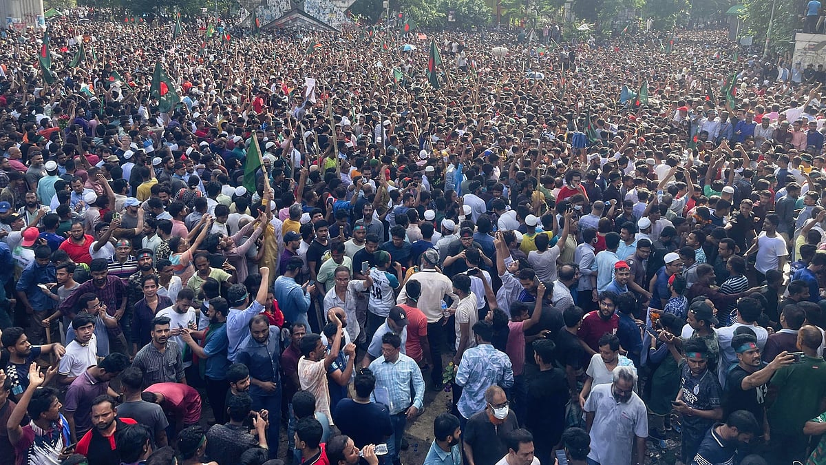 File photo of the Bangladesh protests