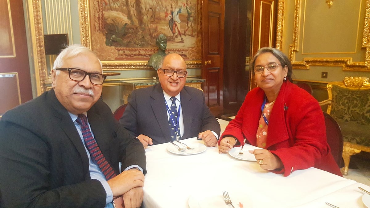 Dipu Moni (far right) in 2018 (photo: @DipumoniDr/X)