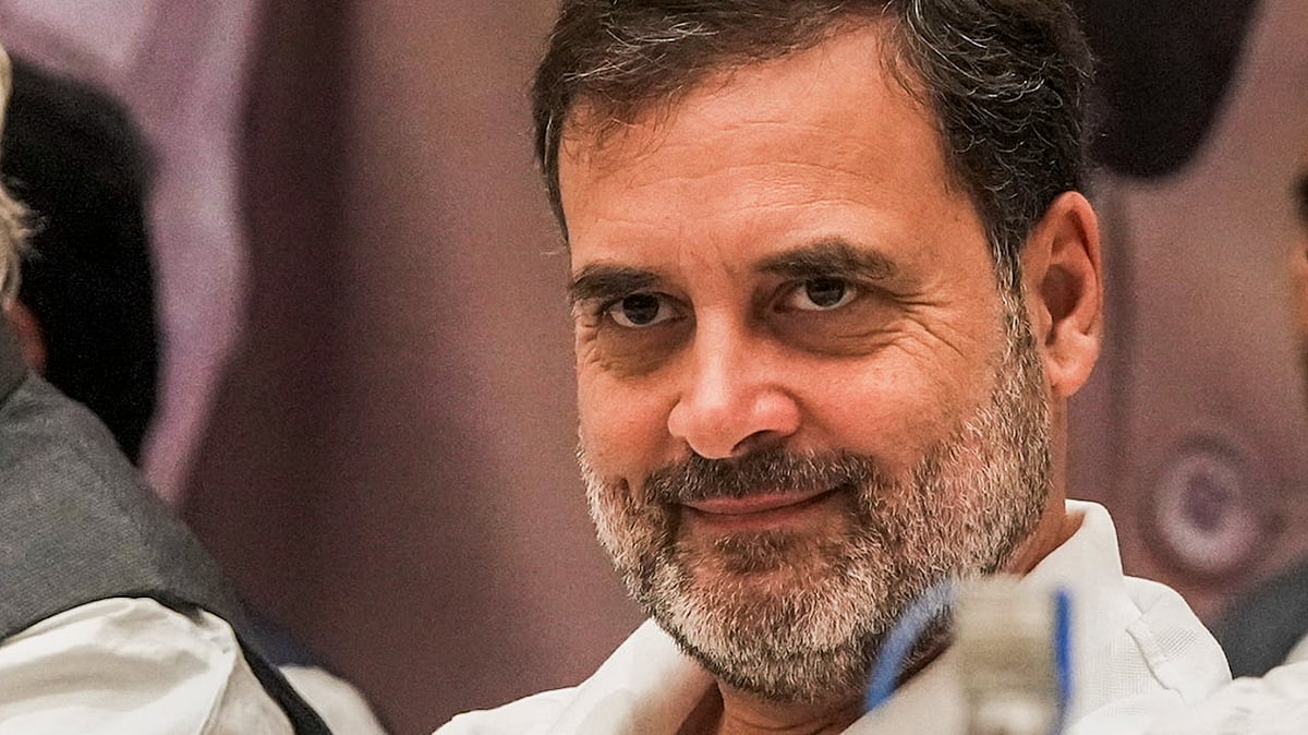 Rahul Gandhi in Srinagar on 22 August (photo: PTI)