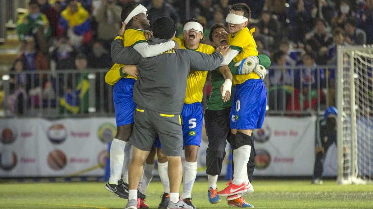 The Brazilian football team had been invincible in Paralympics so far (photo courtesy: International Paralympic Committee)