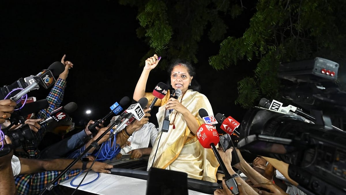 BRS leader K Kavitha walks out of Tihar Jail, vows to ‘pay back with interest’ 