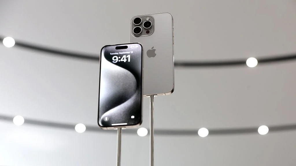The new iPhone 15 on display