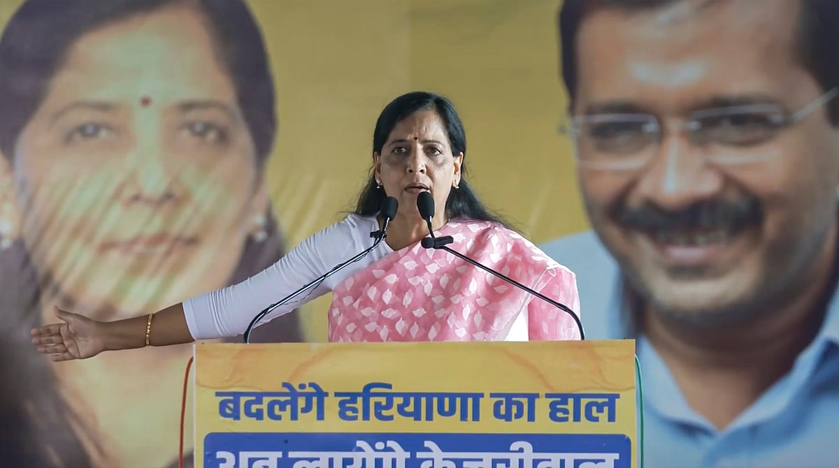 Sunita Kejriwal criticises BJP govt of doing nothing, seeks votes for AAP to build ‘new Haryana’