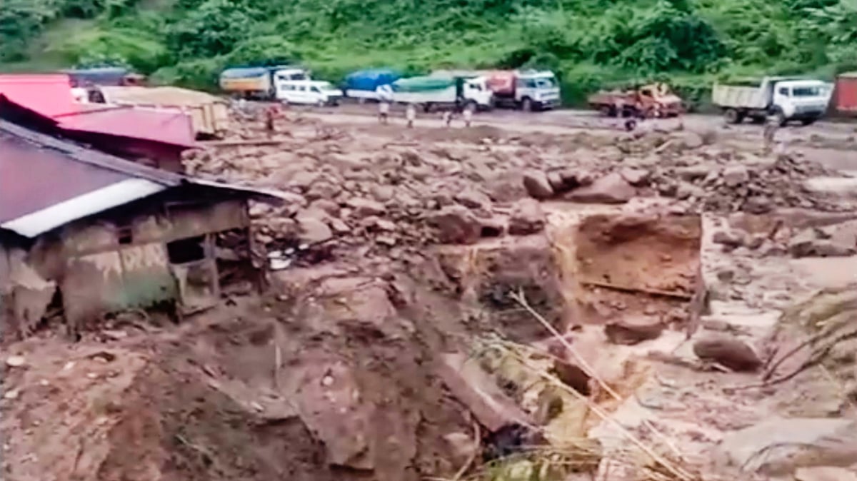 Six killed, part of national highway damaged in Nagaland mudslide