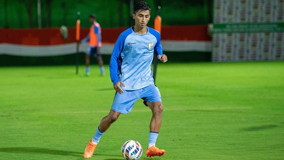 Kiyan Nassiri in action (photo: AIFF)