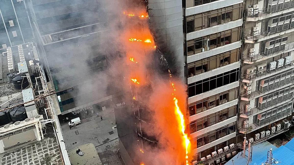 Major blaze at Mumbai’s Times Tower doused after 5 hours, no injuries reported