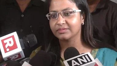 Former IAS probationer Puja Khedkar (photo: @alokdubey1408/X)