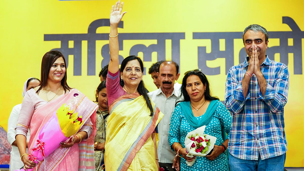 Sunita Kejriwal urges voters to back AAP in Assembly polls
