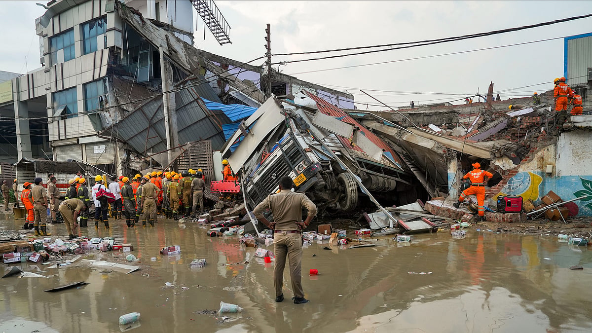 Building collapses in Lucknow; 3 dead, several feared trapped