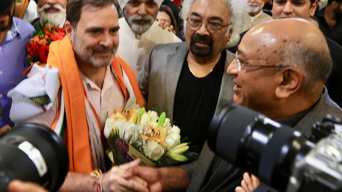 Rahul Gandhi in Texas on 8 September (photo: PTI)