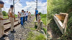 Attempt to derail goods train in Ajmer, cement blocks found on tracks