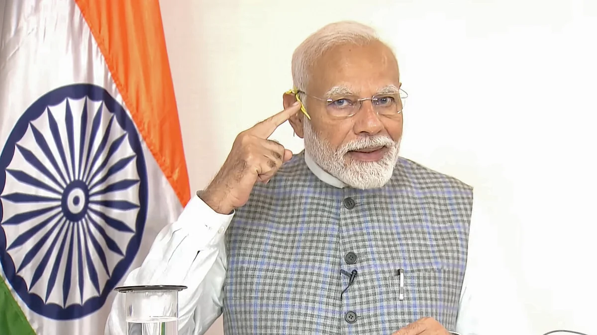 PM Narendra Modi in Jharkhand (photo: PTI)