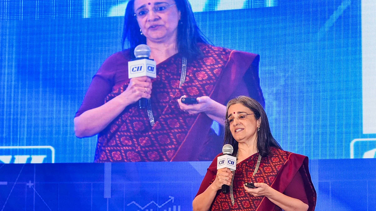 SEBI chief Madhabi Puri Buch in Mumbai on 2 September (photo: PTI)