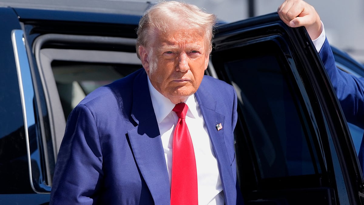 Former US president Donald Trump in Las Vegas 15 September (photo: PTI)