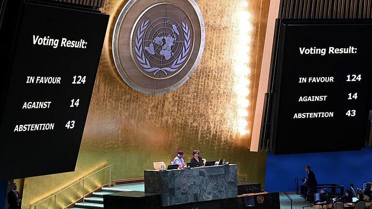 UNGA calls for end to Israeli occupation in Palestine within a year
