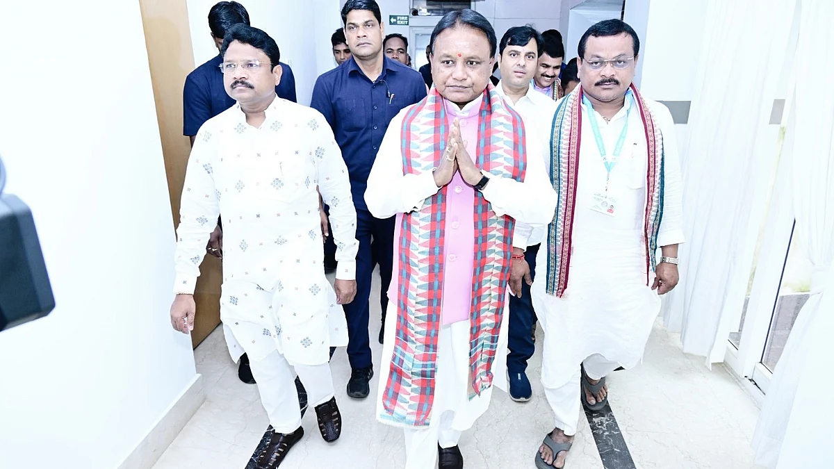 Odisha CM Mohan Charan Majhi (photo: @MohanMOdisha/X)