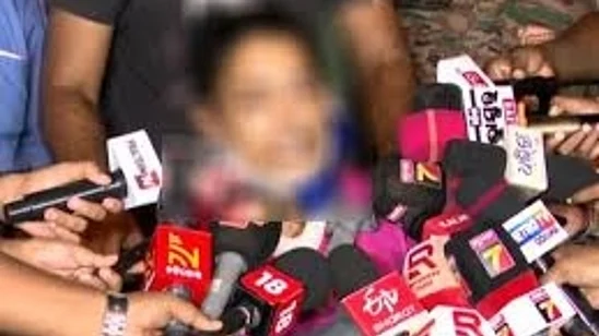 The victim of alleged violence at a police station in Odisha speaks to media