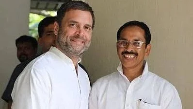 Subhankar Sarkar with Rahul Gandhi