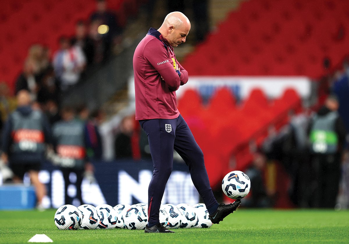 England football manager Lee Carsley