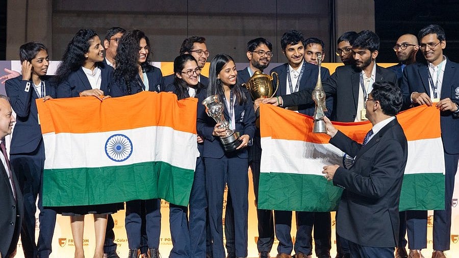 India marked a historic moment as both the men's and women's teams clinched their first-ever gold medals