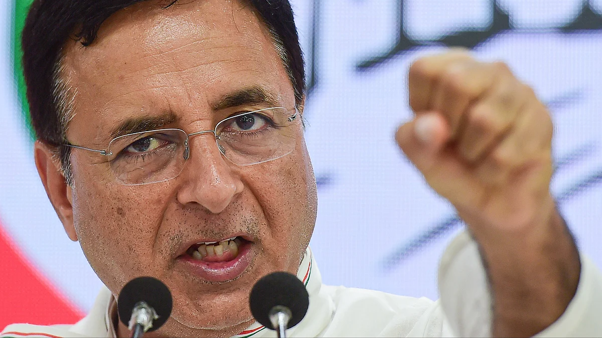 Congress leader Randeep Singh Surjewala