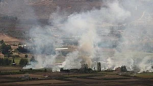 Airstrikes cause widespread destruction in Lebanon (photo: IANS)