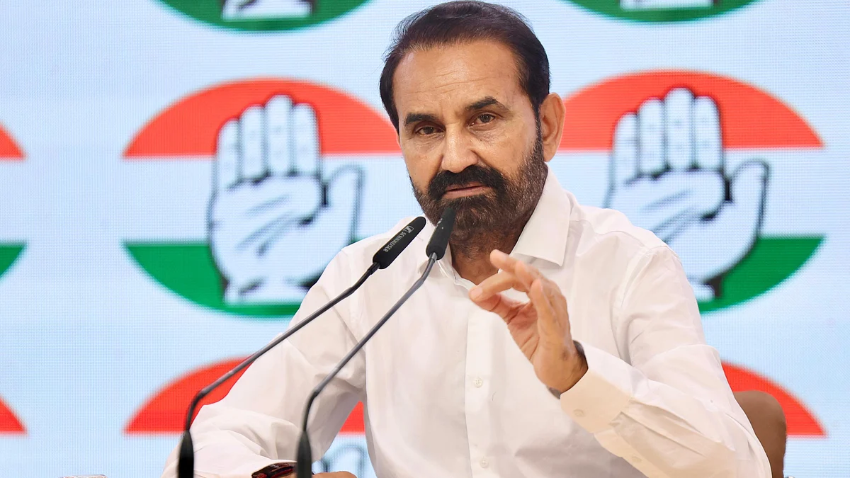Gujarat Congress chief Shaktisinh Gohil (photo: @INCIndia/X) 