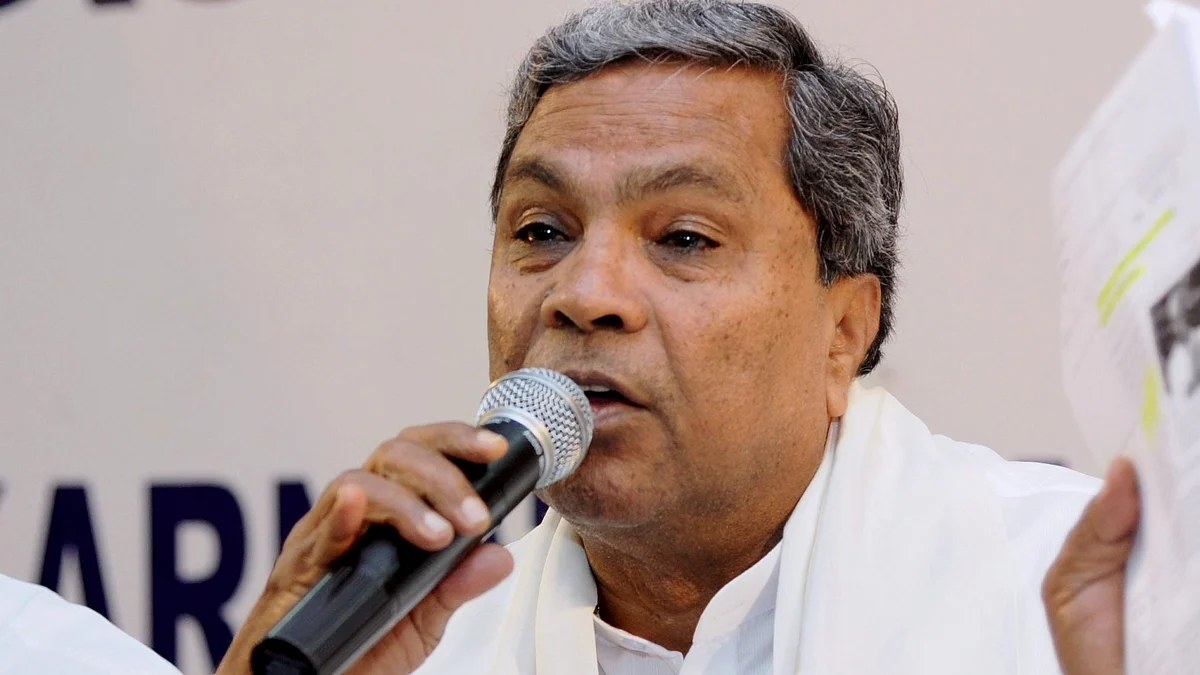 Karnataka chief minister Siddaramaiah (photo: PTI)