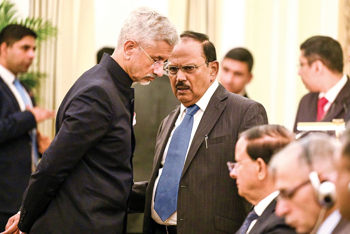 NSA Ajit Doval and external affairs minister S. Jaishankar
