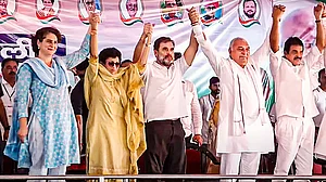 Change those who talk about 'changing' Constitution: Priyanka in Haryana