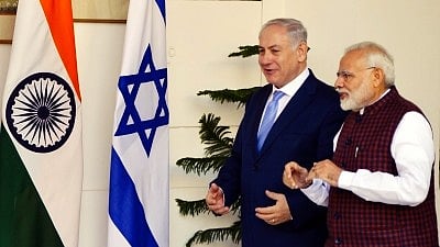 Benjamin Netanyahu and Narendra Modi 