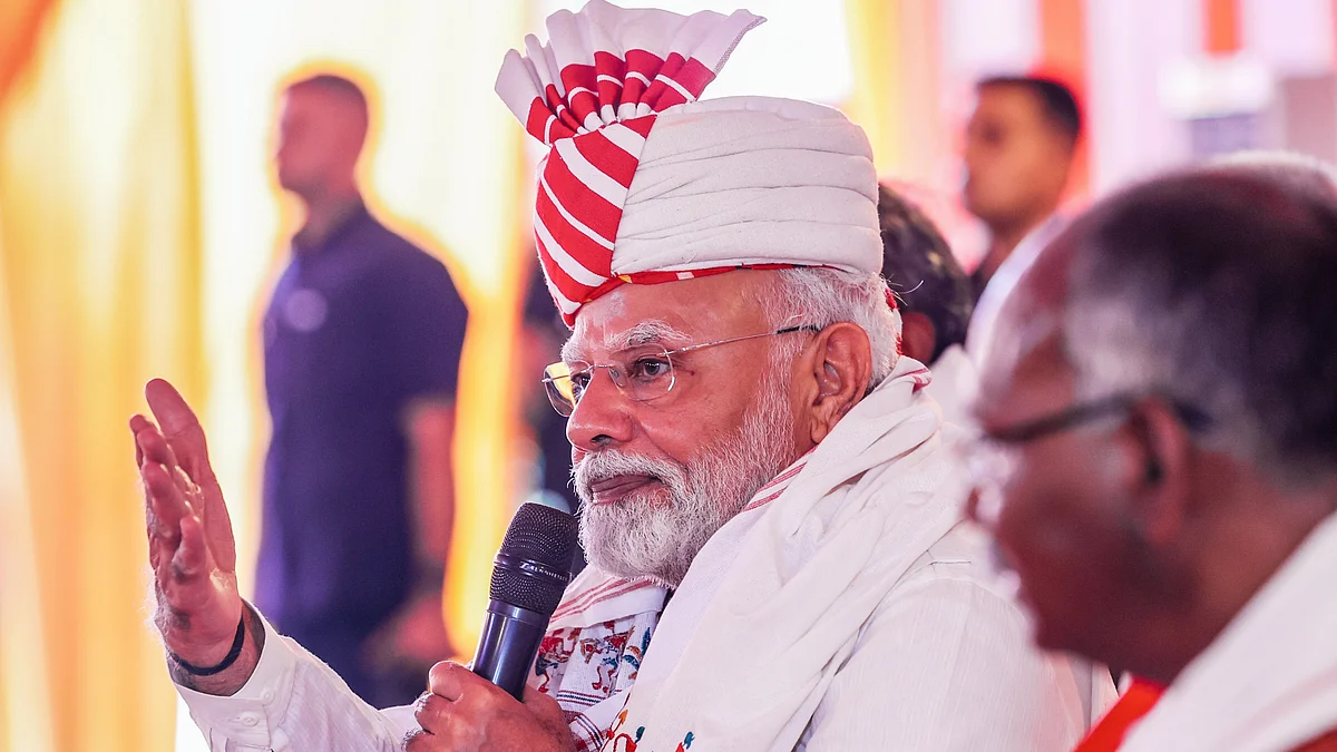 PM Narendra Modi in Hazaribagh, Jharkhand (photo: PTI)