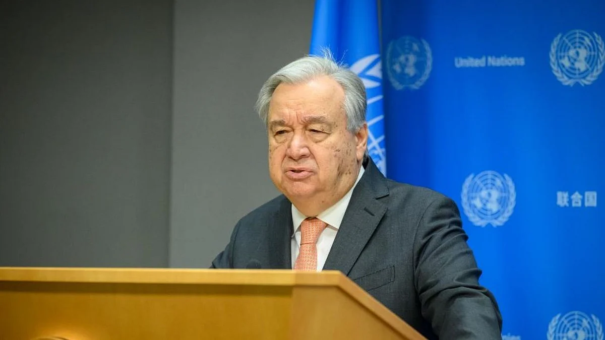 United Nations secretary-general António Guterres.