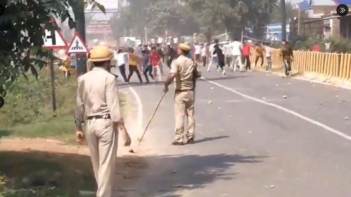 Stone-pelting in Saharanpur's Sheikhpura village, 6 Oct 2024