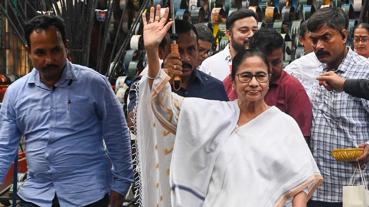 CM Mamata Banerjee in Kolkata on 3 October (photo: PTI)
