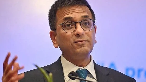 Chief Justice of India D.Y. Chandrachud (photo: @vikramsbjp/X)