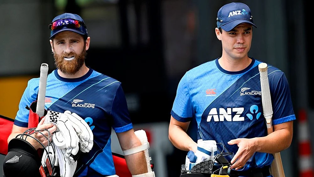Kane Williamson (left) can join the squad in the second Test subject to fitness