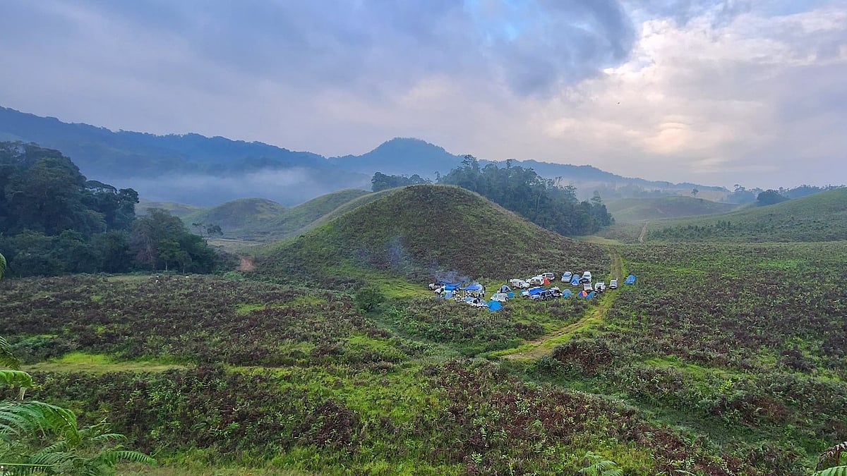 A camp in Tamenglong, Manipur