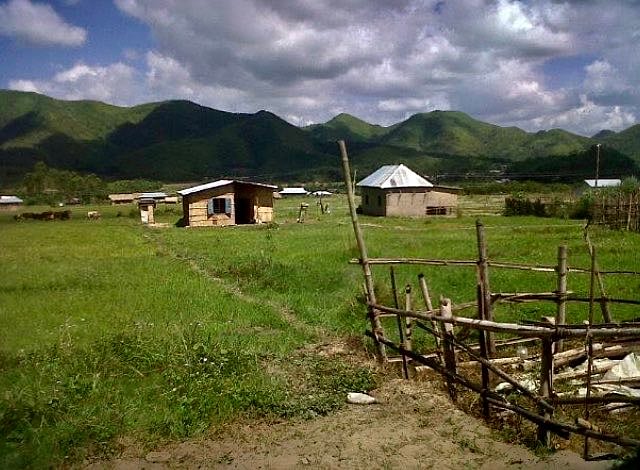 Small rural settlement in Manipur