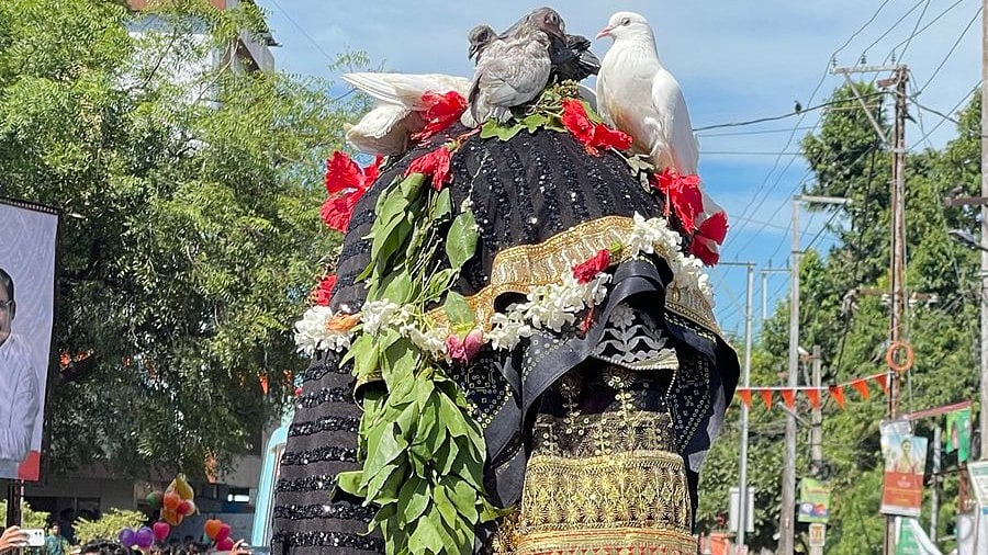 Odisha: ‘Chhatar Jatra’ on Mahashtami marked with plentiful animal sacrifices