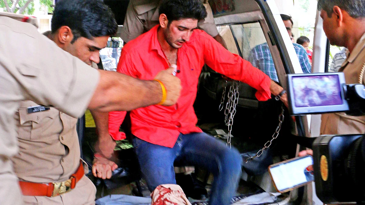 Sharpshooter Aneet Bhati injured in a police encounter in Greater Noida, 2017