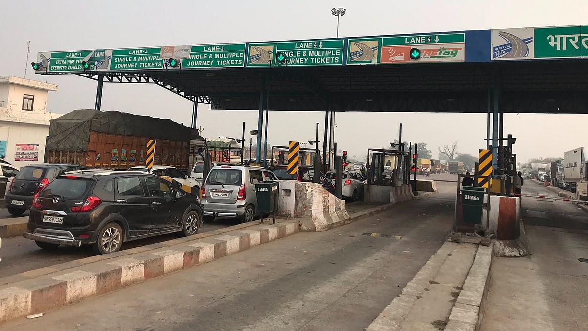 Representational image of a toll plaza