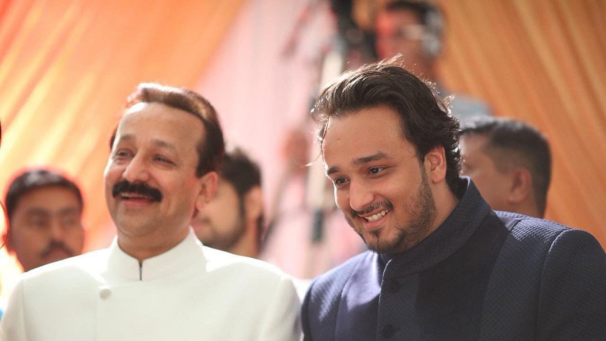 One of Baba Siddique's (left) last X posts, wishing son Zeeshan (right) on his birthday