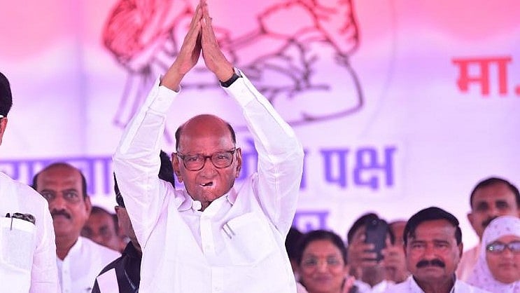 NCP (SP) president Sharad Pawar (photo: @PawarSpeaks/X)