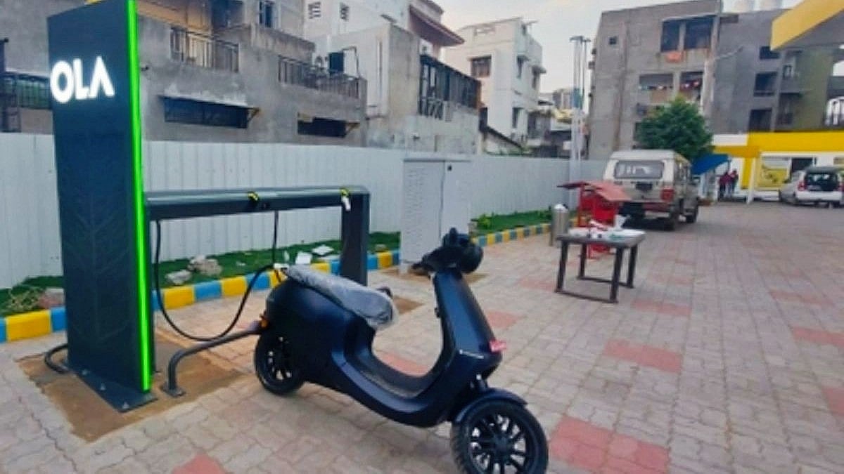 An Ola electric scooter (representative image: IANS Photo)
