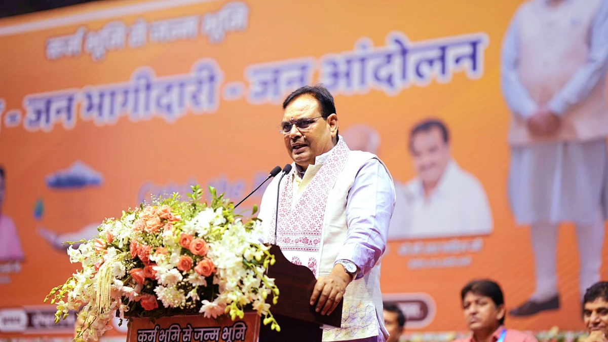 Rajasthan CM Bhajanlal Sharma (photo: @BhajanlalBjp/X)