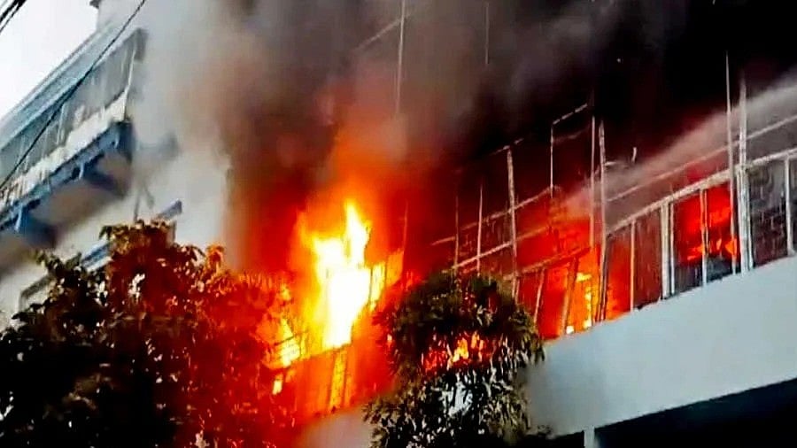 Fire at ESI hospital, Sealdah, Kolkata